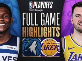 Los Angeles Lakers Vs Minnesota Timberwolves Match Player Stats