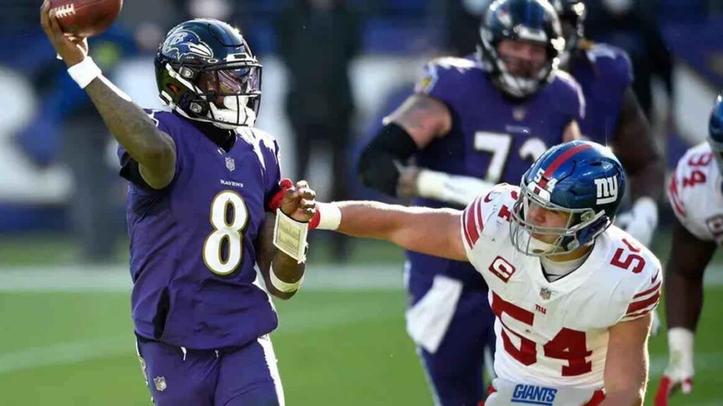 New York Giants Vs Baltimore Ravens Match Player Stats