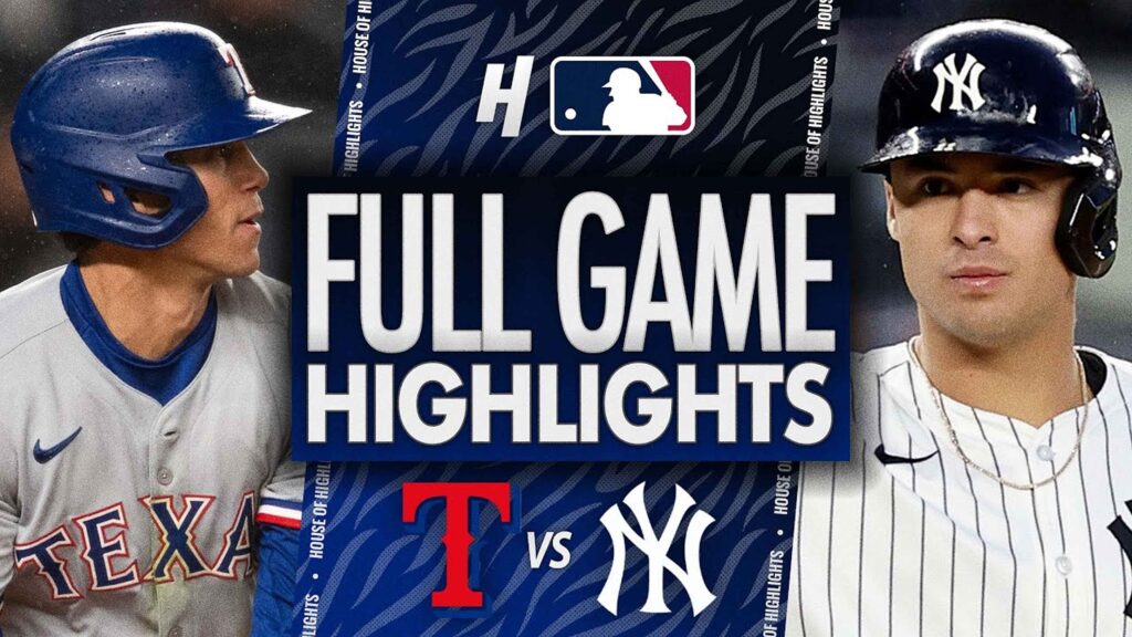 Texas Rangers vs Yankees Match Player Stats