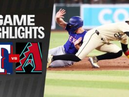 Arizona Diamondbacks Vs Texas Rangers Match Player Stats