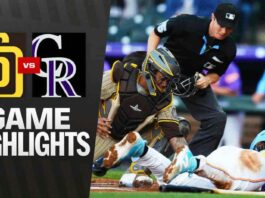 Colorado Rockies Vs Padres Match Player Stats