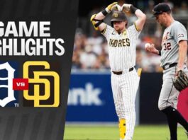 Detroit Tigers Vs Padres Match Player Stats