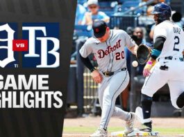 Detroit Tigers Vs Tampa Bay Rays Match Player Stats