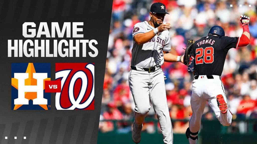 Houston Astros Vs Washington Nationals Match Player Stats Revealed! 1 Houston Astros Vs Washington Nationals Match Player Stats