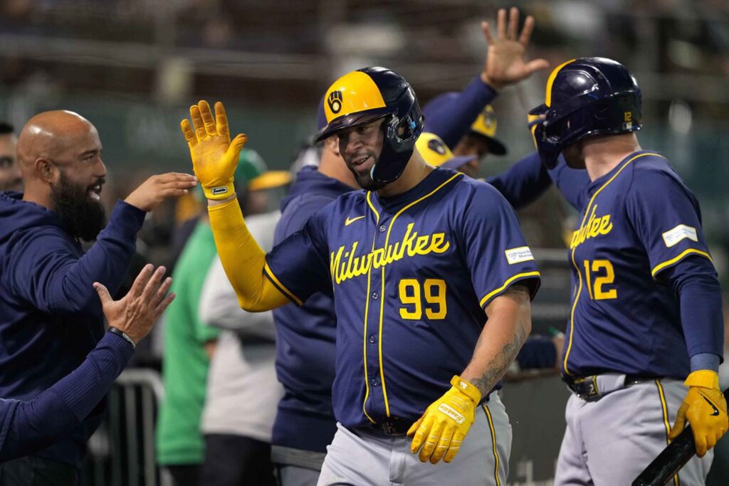 Milwaukee Brewers Vs Oakland Athletics Match Player Stats