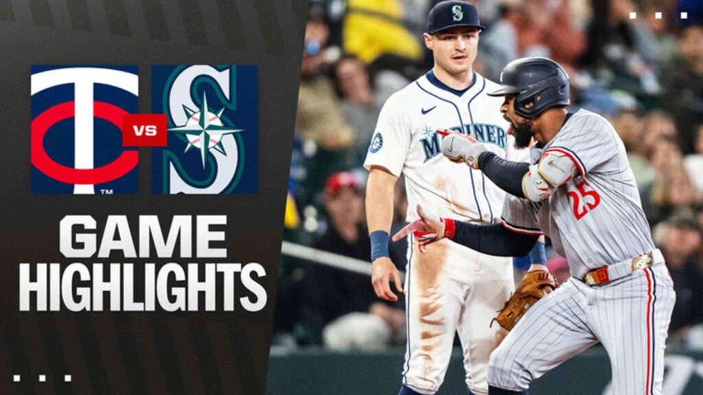 Minnesota Twins Vs Seattle Mariners Match Player Stats