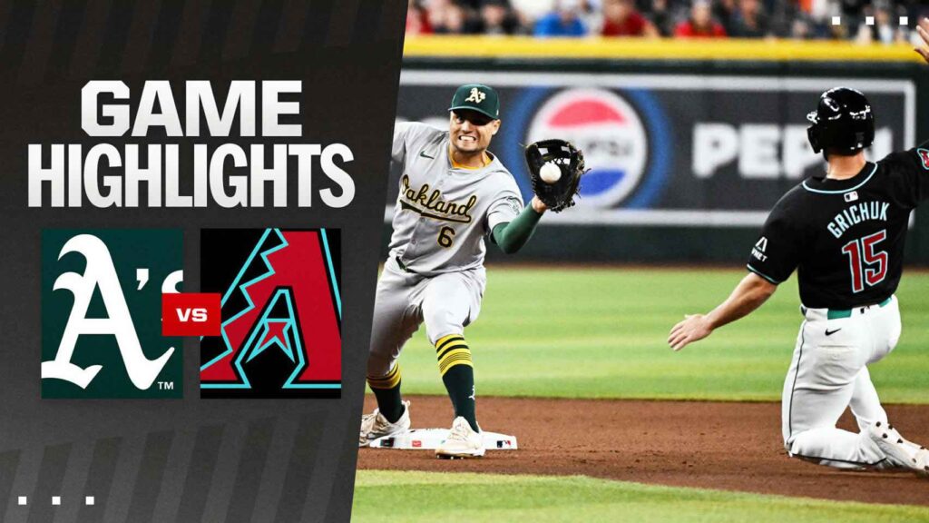 Oakland Athletics Vs Diamondbacks Match Player Stats