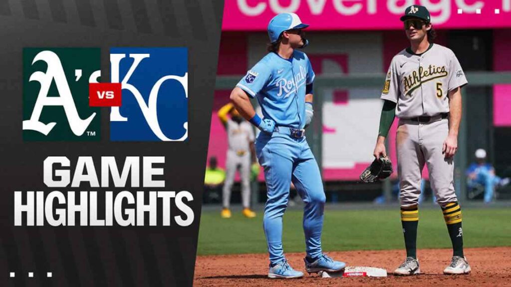 Oakland Athletics Vs Kansas City Royals Match Player Stats