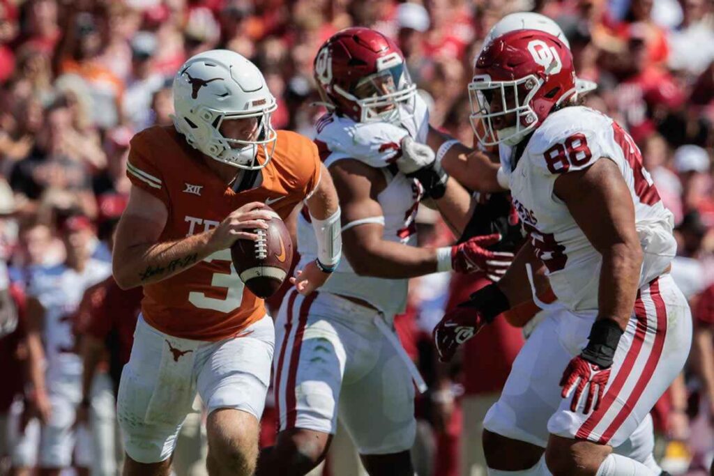 Oklahoma Sooners Football Vs Texas Longhorns Player Stats Revealed 1 Oklahoma Sooners Football Vs Texas Longhorns Player Stats