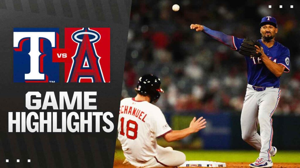 Texas Rangers Vs Los Angeles Angels Match Player Stats Revealed 1 Texas Rangers Vs Los Angeles Angels Match Player Stats