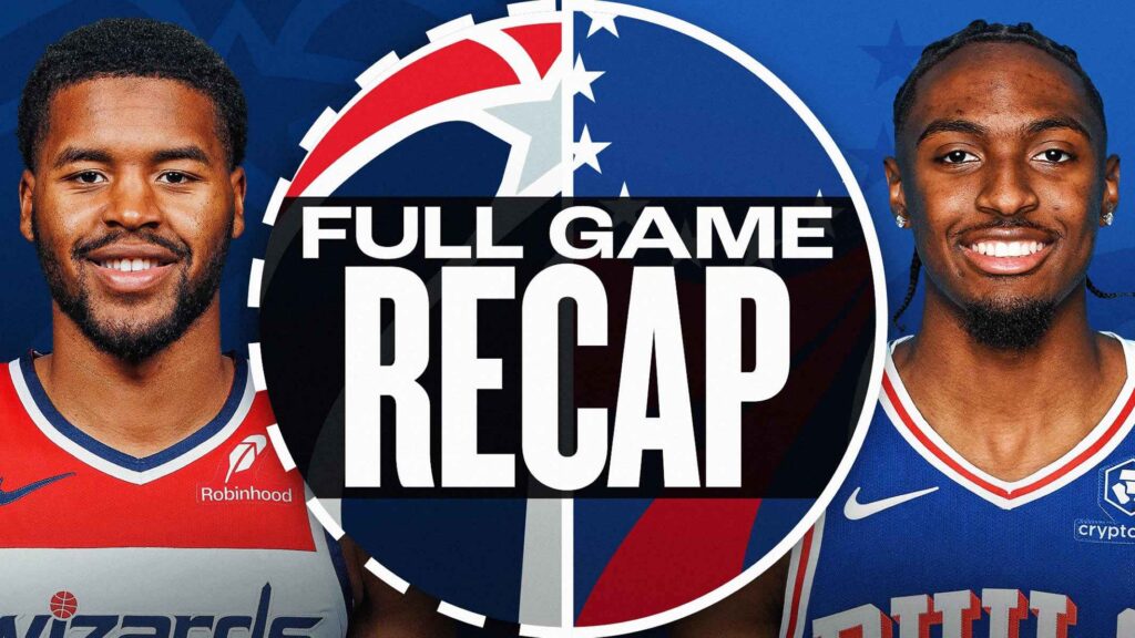 Washington Wizards Vs 76ers Match Player Stats