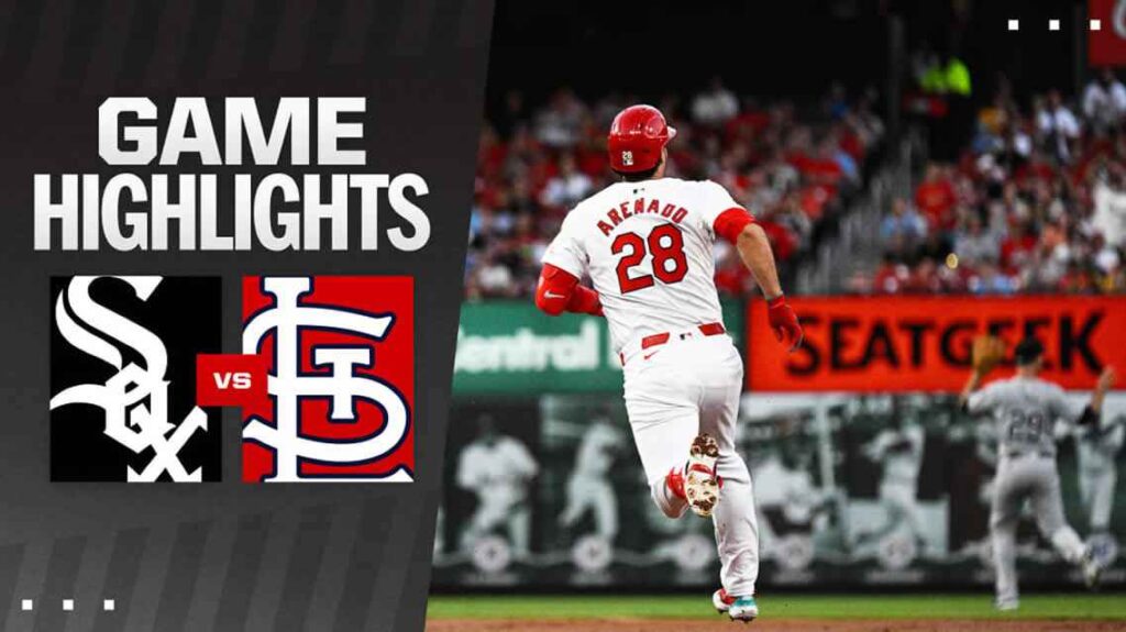 White Sox Vs St. Louis Cardinals Match Player Stats