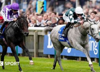 Gewan triumphs over Gstaad in Dewhurst Stakes at Newmarket gewan-triumphs-over-gstaad-in-dewhurst-stakes-at-newmarket