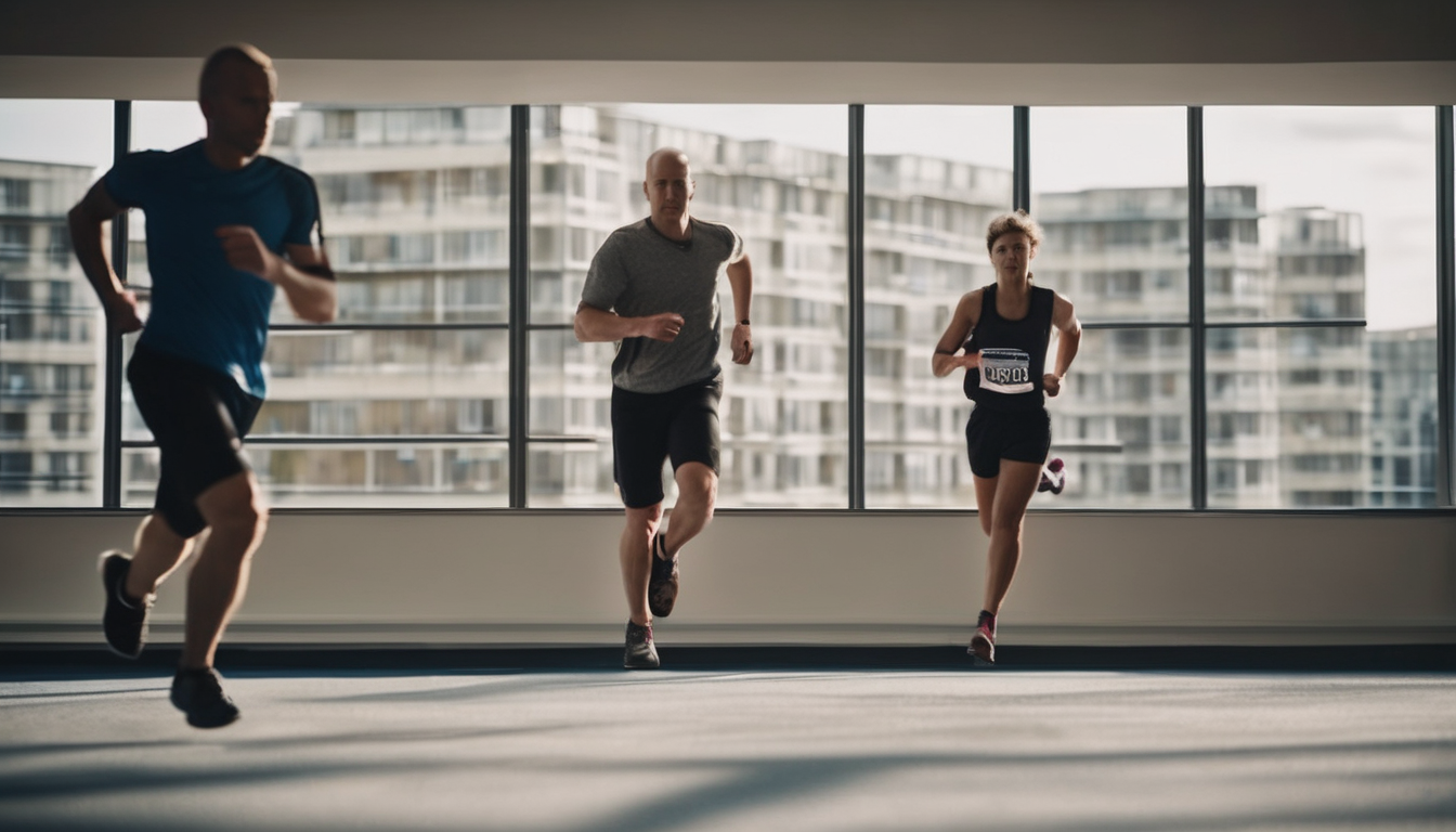 Community Support and Motivation in Tower Block Marathon Training