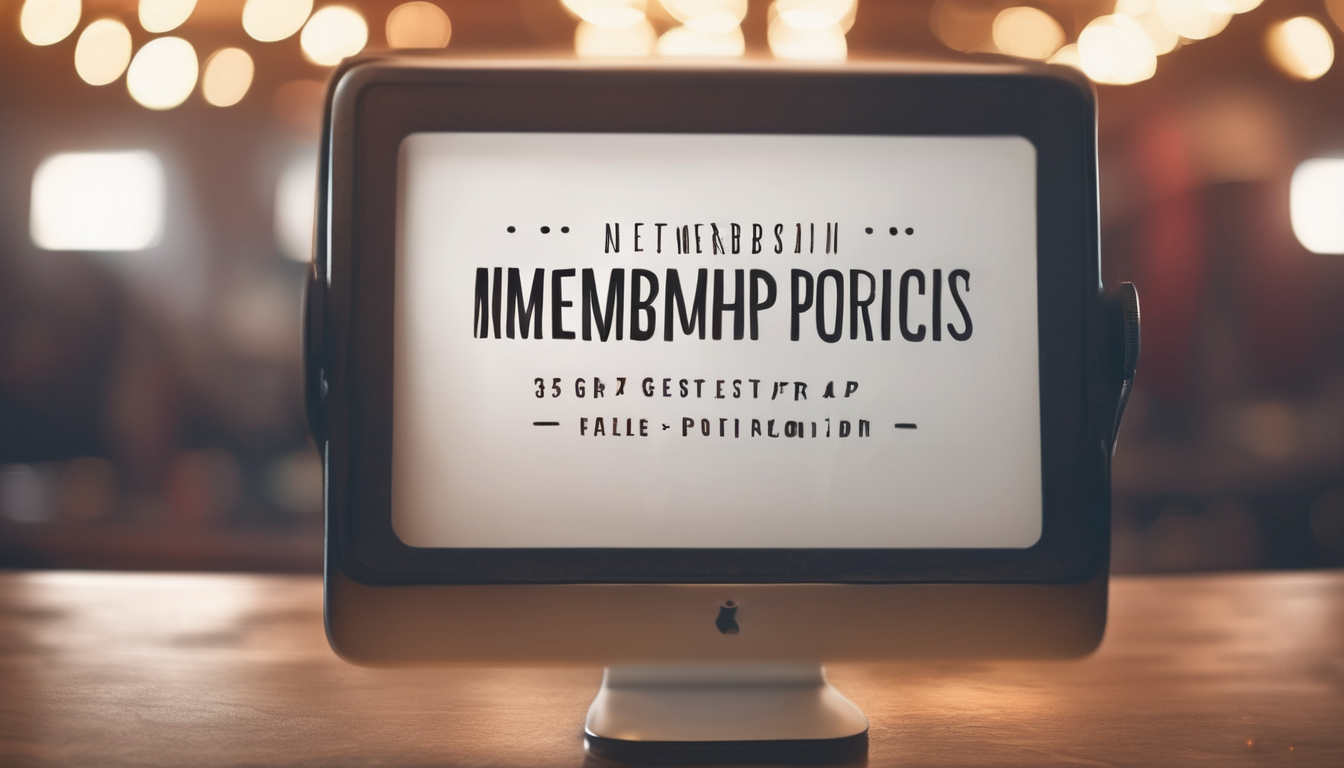 Membership and Guest Policies for Net Sessions