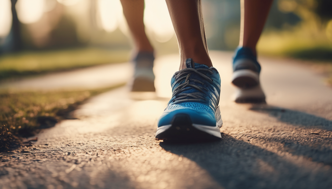 Optimal Running Conditions in Early Morning Light