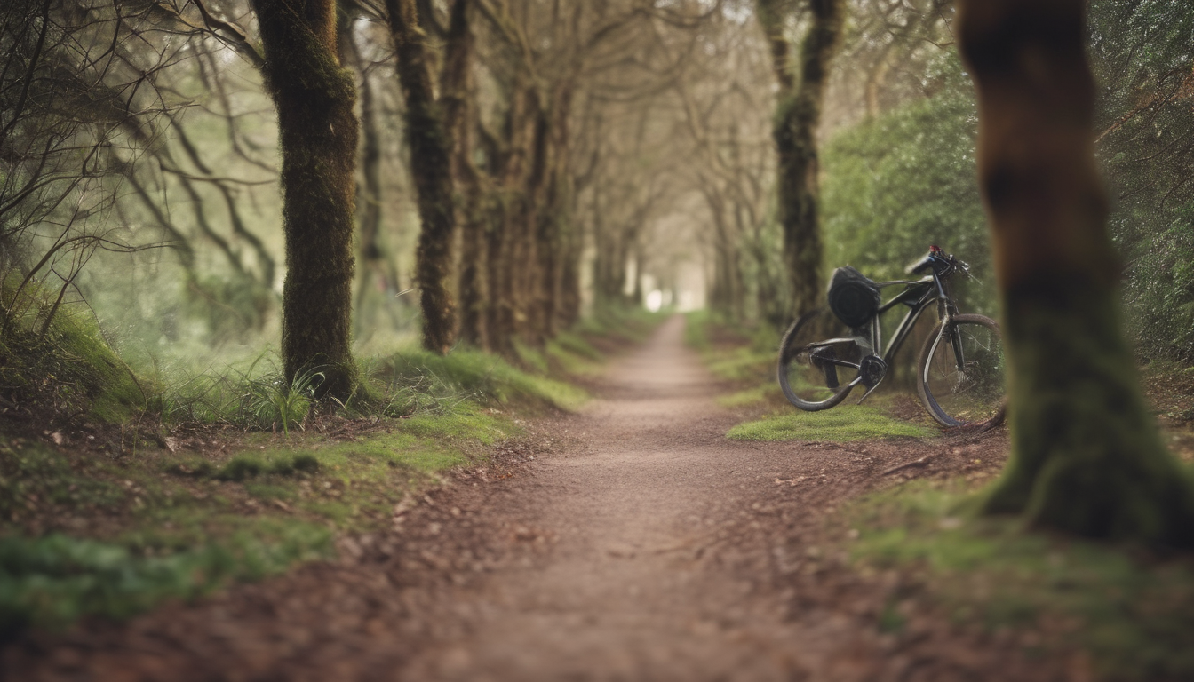 Overview of Sanderstead Plantation Bike Trails