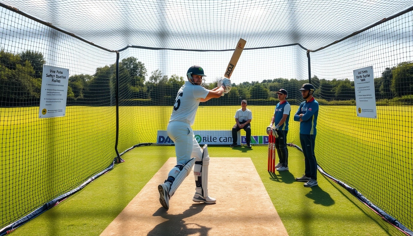 Top tips for your first cricket net session in the UK 3 Understanding net etiquette and safety rules