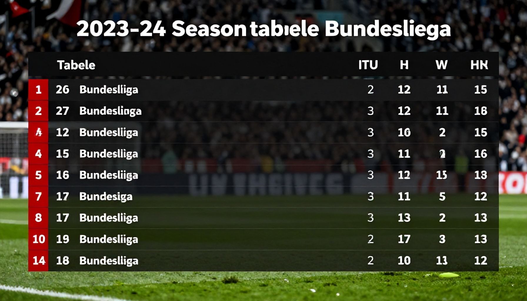 2023-24 Season Brings Significant Changes to Bundesliga Standings