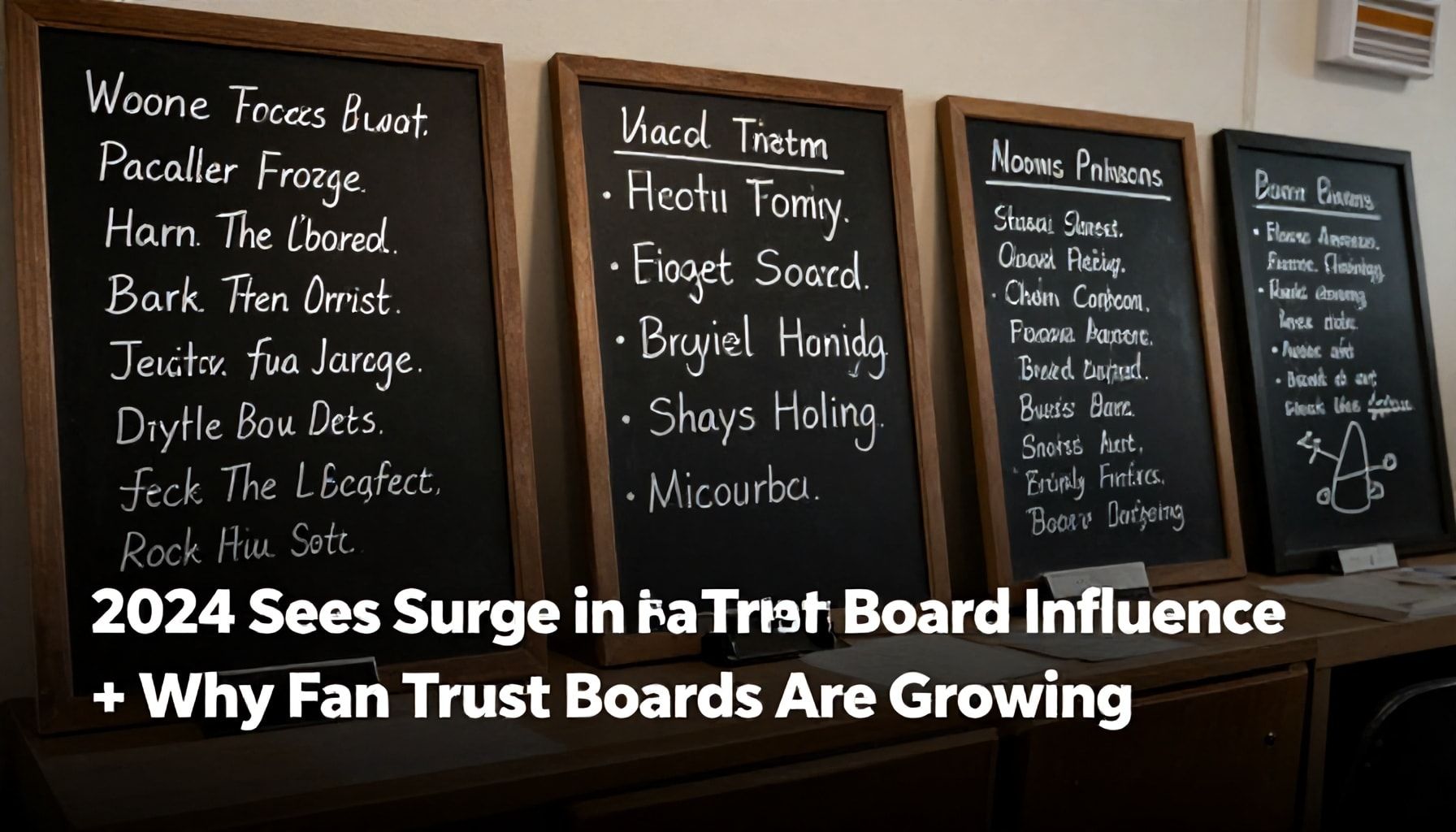 2024 Sees Surge in Fan Trust Board Influence