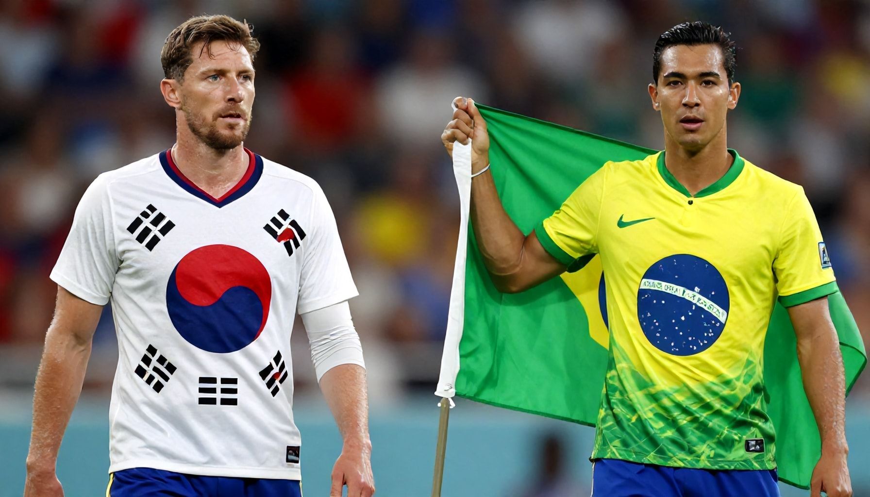 A Battle of Styles: South Korea's Discipline Meets Brazil's Flair
