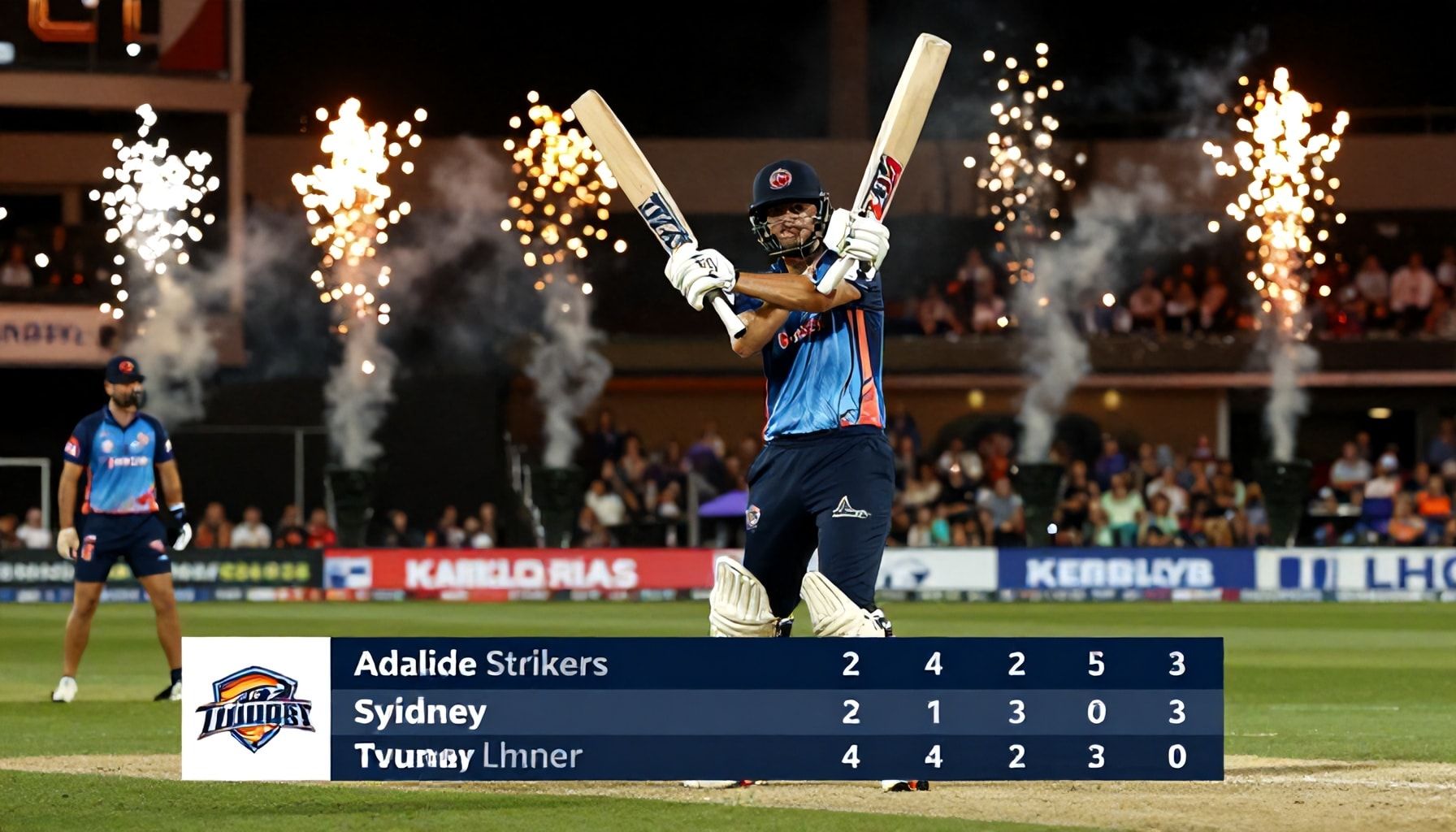 Adelaide Strikers' Batting Fireworks Light Up WBBL Match Against Sydney Thunder