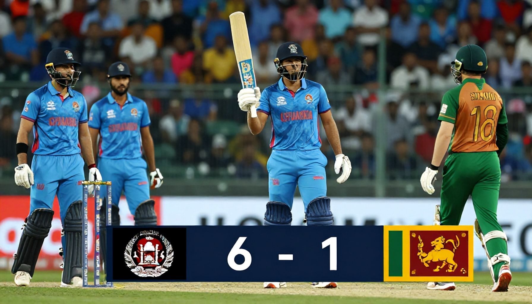 Afghanistan Secures Narrow Victory Over Sri Lanka in T20 Thriller