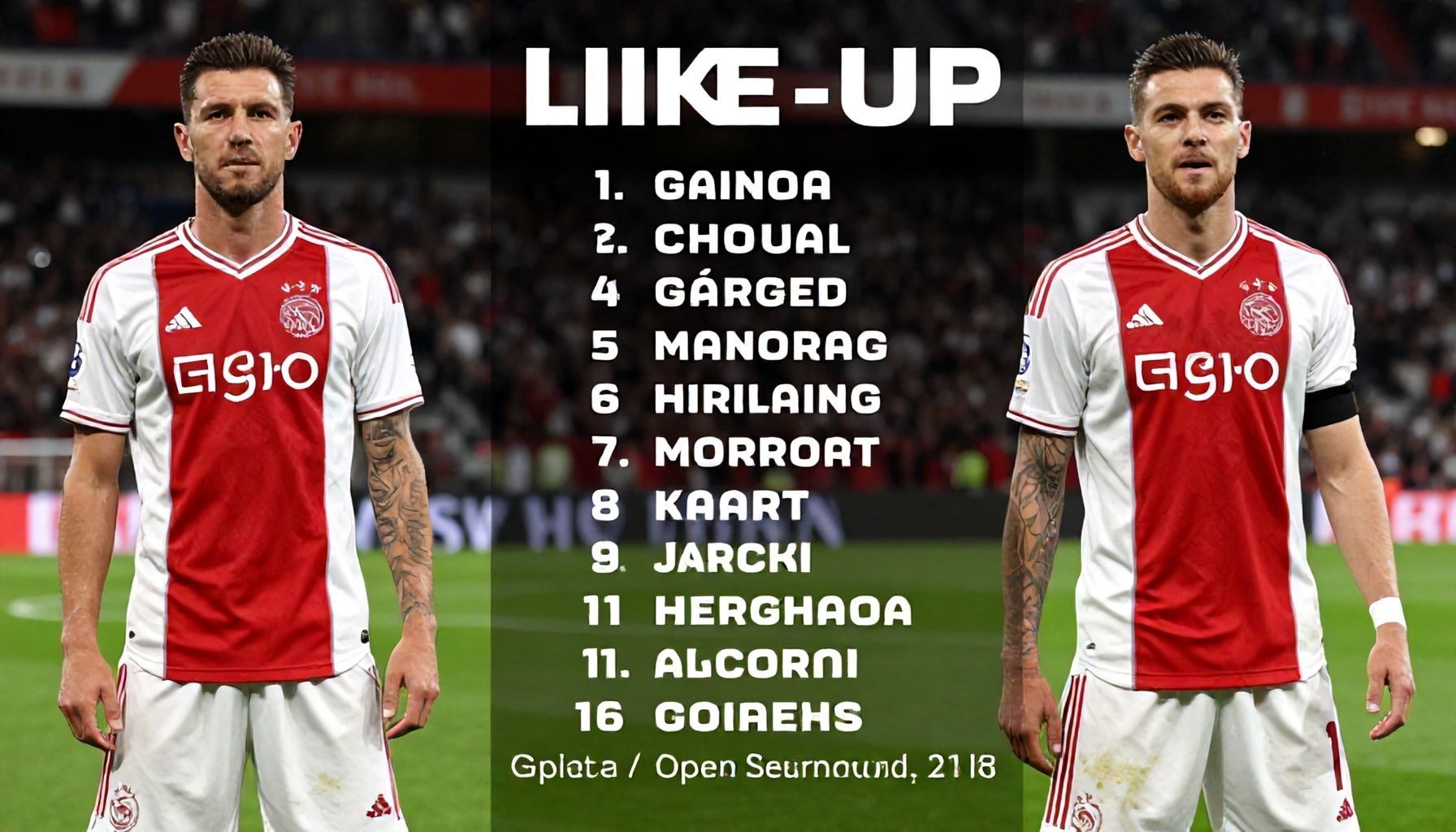 Ajax and Sparta Rotterdam confirm starting lineups for crucial clash