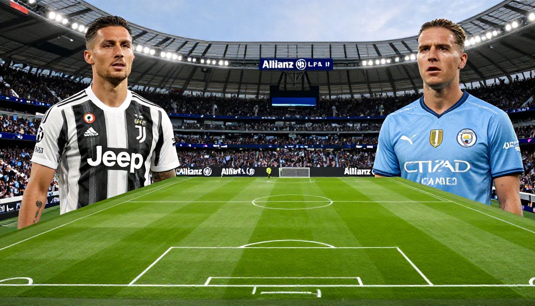 All eyes on Allianz Stadium as Juventus and Manchester City battle for Champions League supremacy