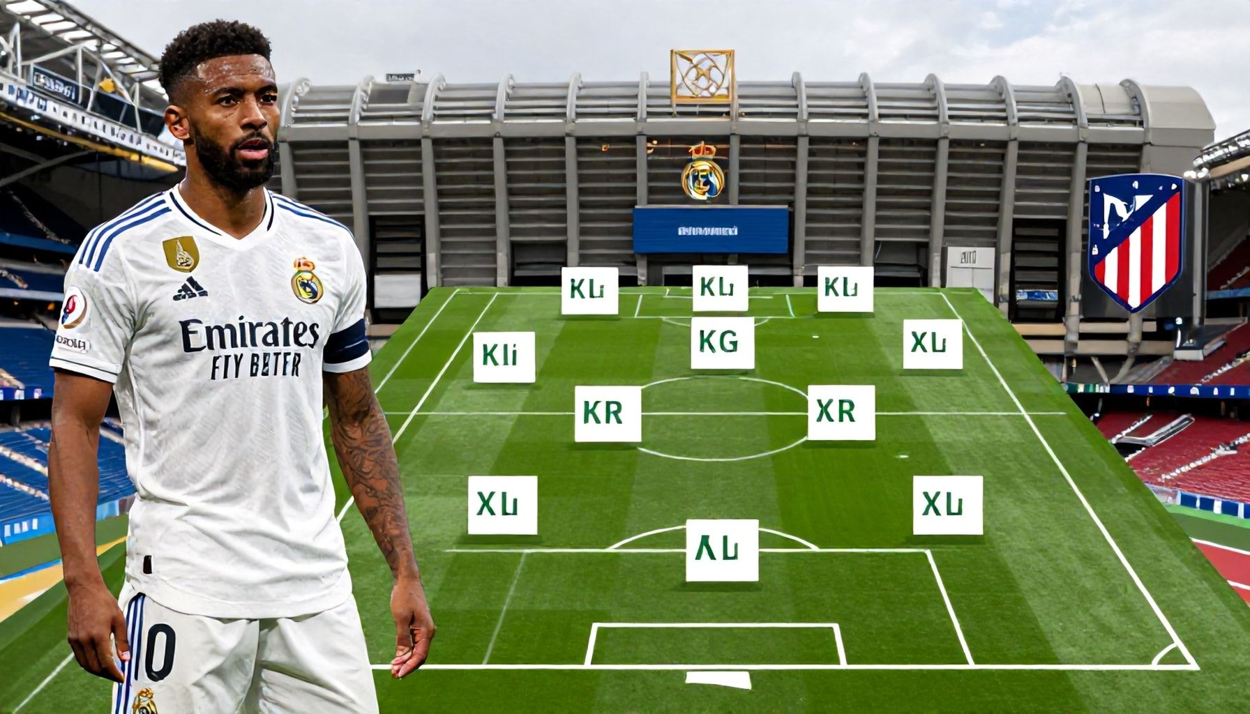 All eyes on Bernabéu as Real and Atlético announce starting XIs
