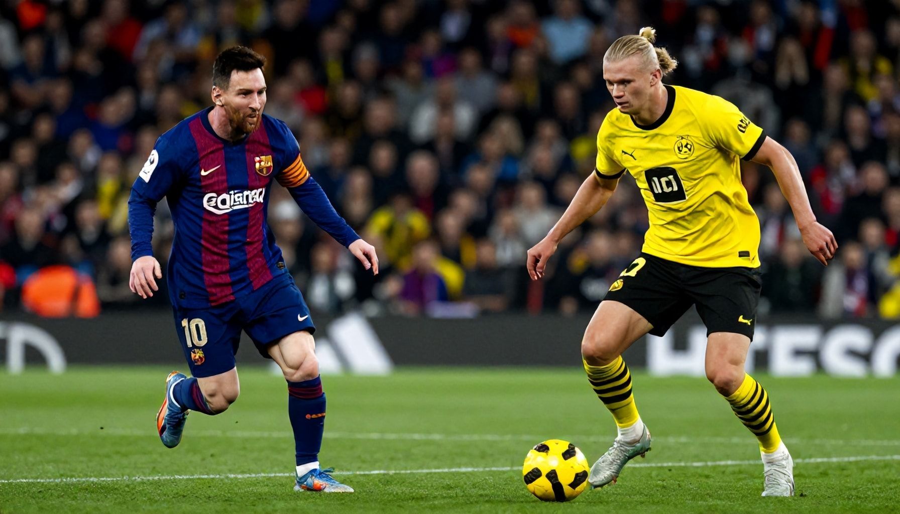 All eyes on Messi and Haaland as Barcelona face Dortmund
