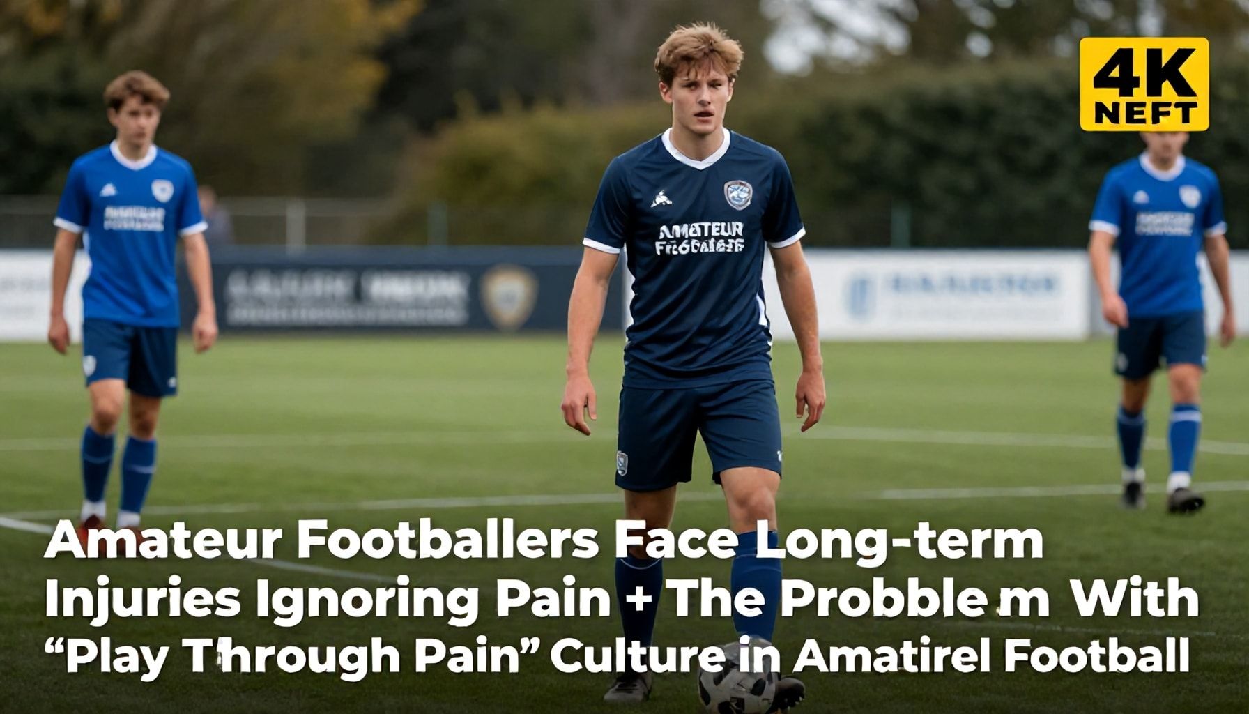 Amateur Footballers Face Long-Term Injuries Ignoring Pain