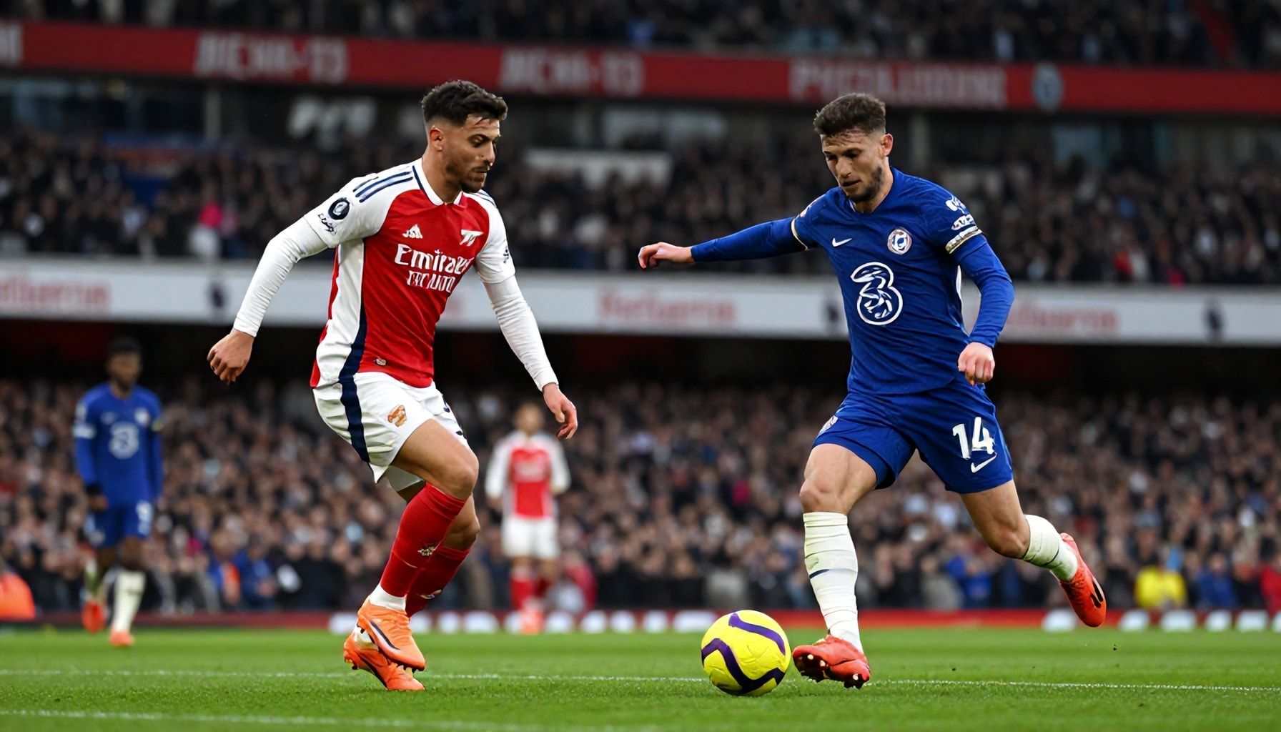 Arsenal and Chelsea Lock Horns in Premier League Showdown
