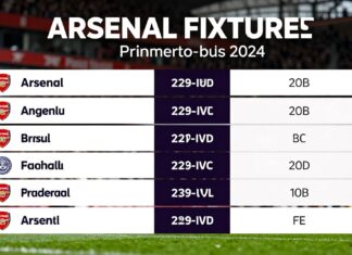 Arsenal’s 2024 fixtures unveiled: Premier League and cup clashes await