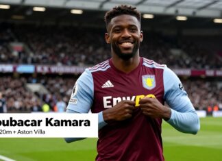Aston Villa Signs Midfielder Boubacar Kamara for £20m