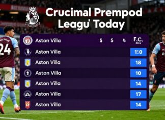 Liverpool FC Faces Aston Villa in Crucial Premier League Clash Today