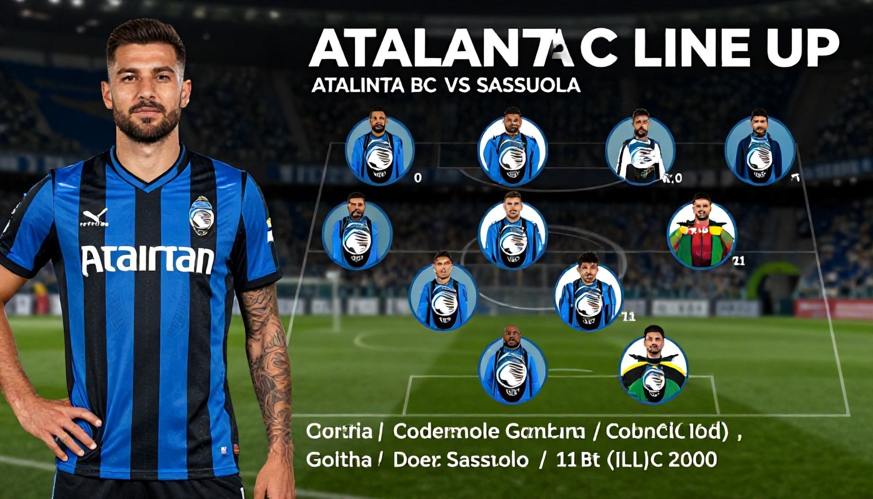 Atalanta BC and Sassuolo Prepare for Battle with Confirmed Lineups