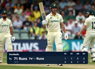Australia Defeats New Zealand by 71 Runs in Thrilling Cricket Clash