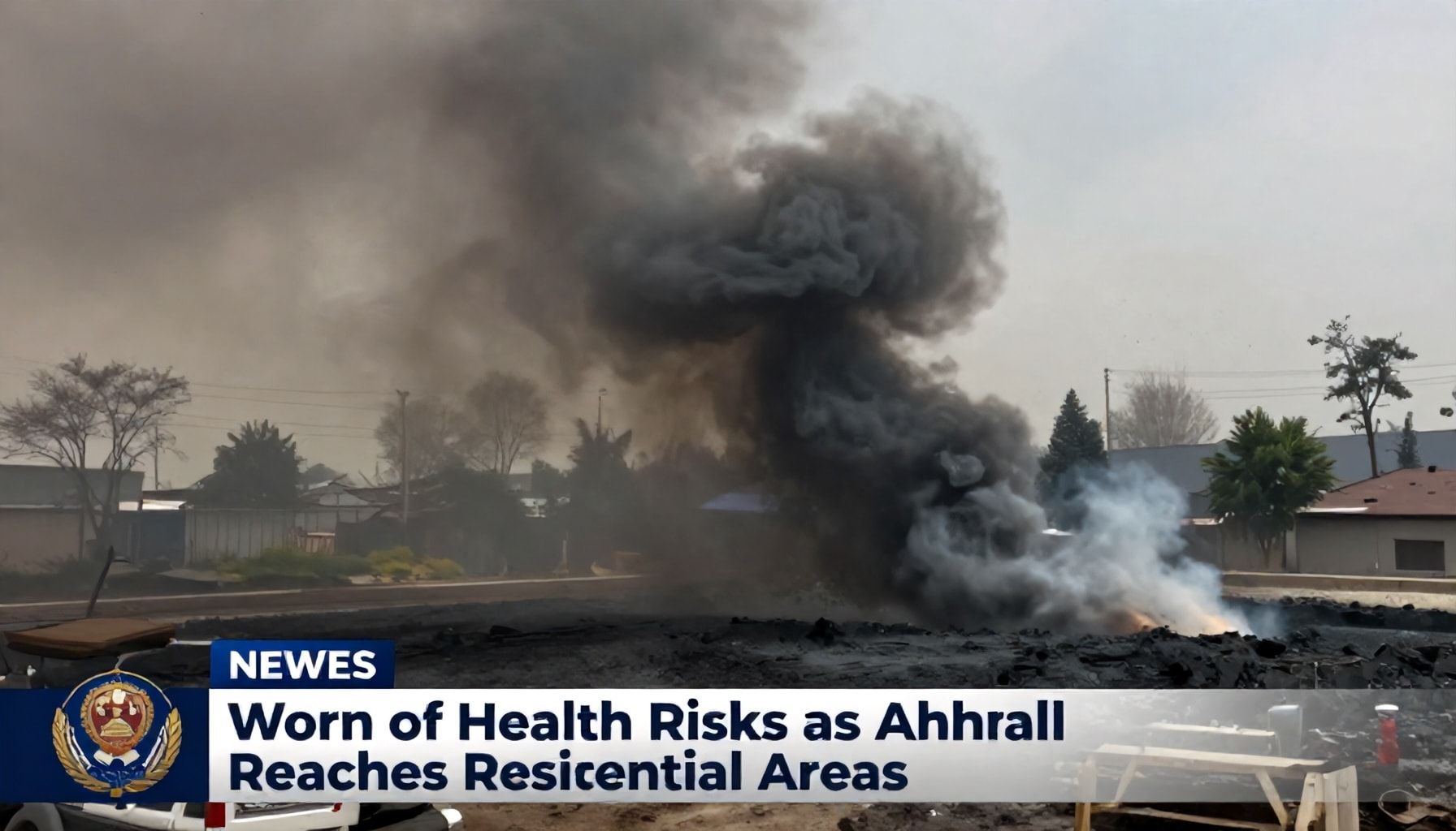 Authorities Warn of Health Risks as Ashfall Reaches Residential Areas