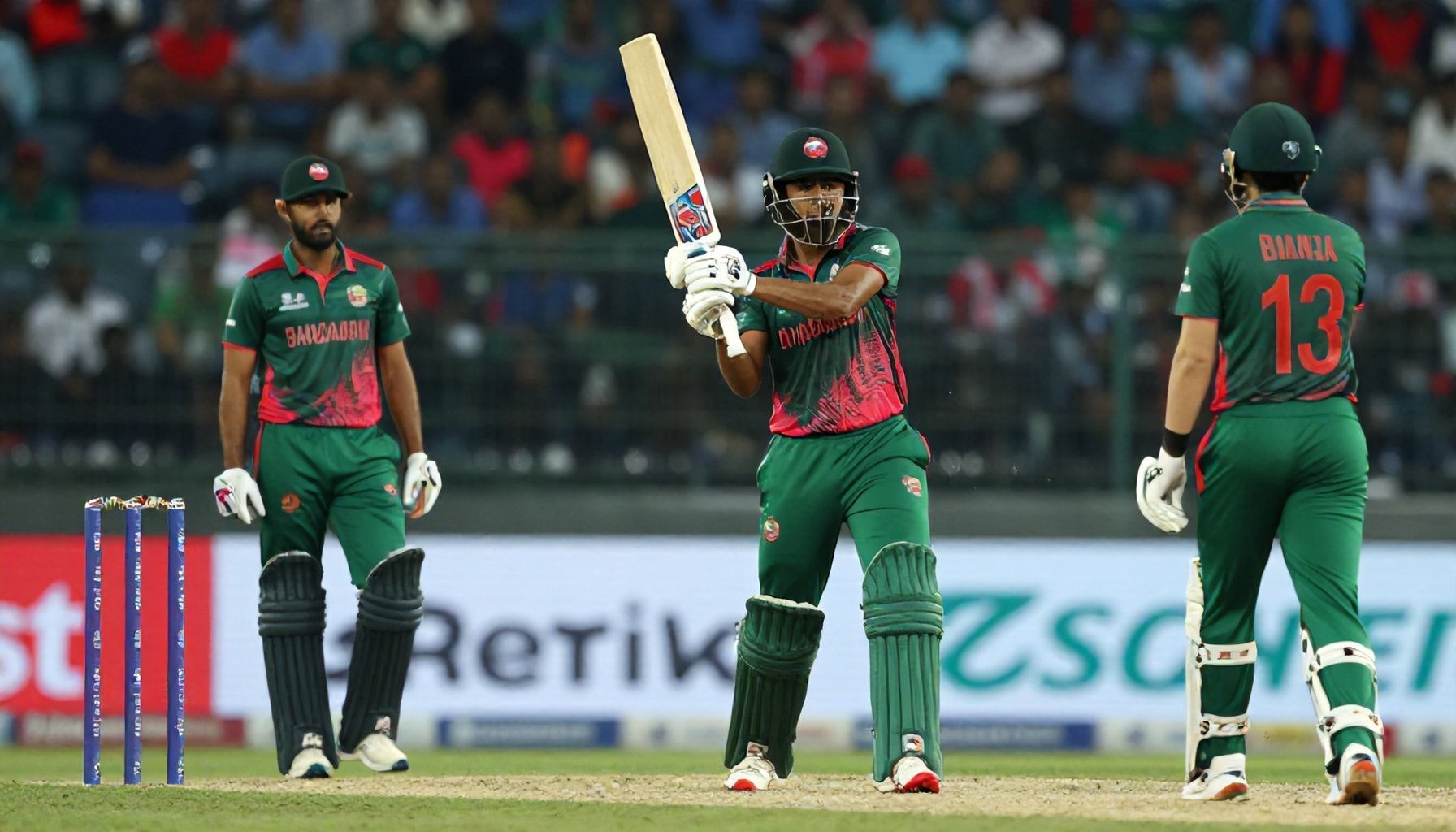 Bangladesh Sets Challenging Target but Afghanistan Batting Steadies