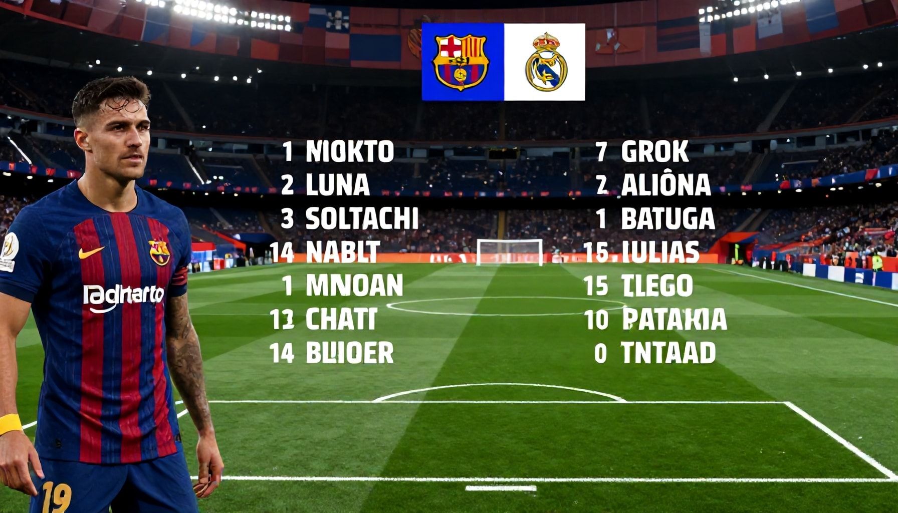 Barcelona and Atlético Madrid finalise squads for crucial showdown