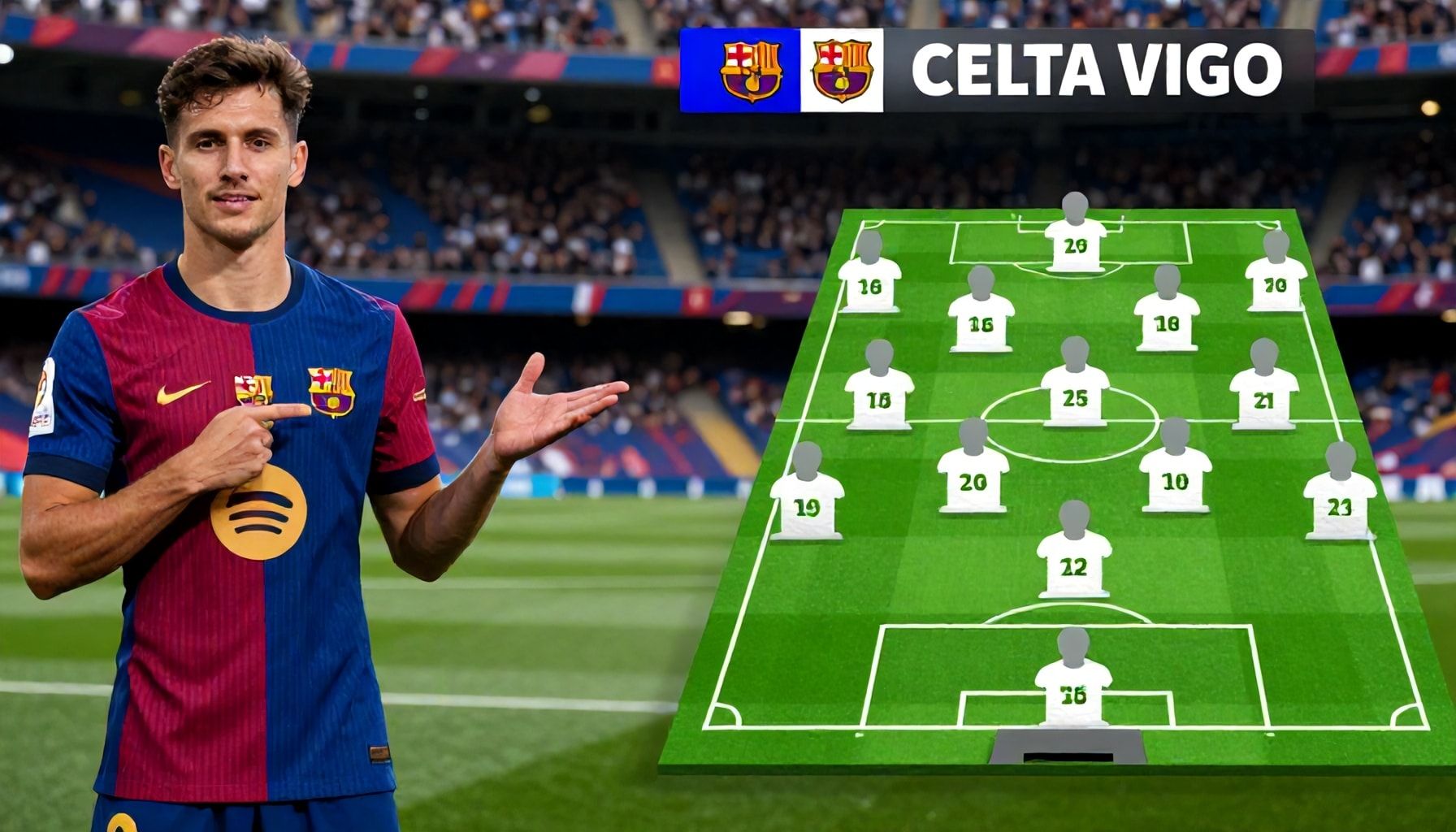 Barcelona and Celta Vigo finalise squads for crucial encounter