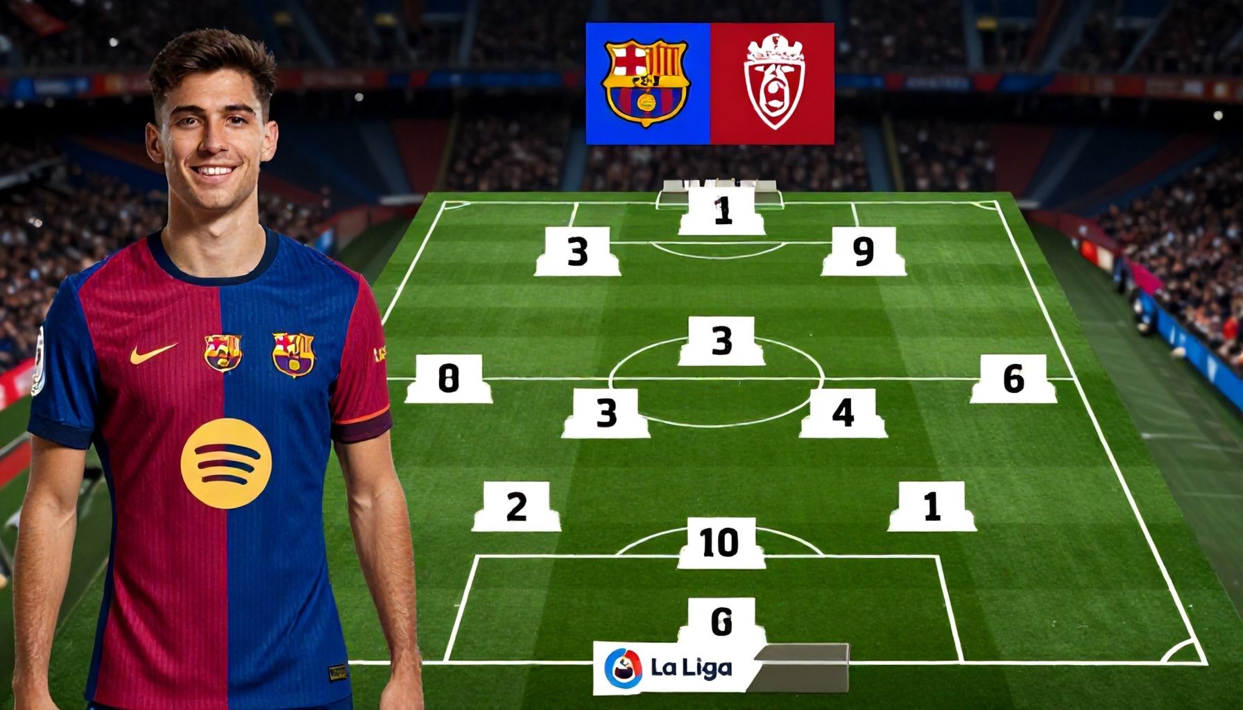 Barcelona and Girona announce starting XIs for crucial La Liga encounter