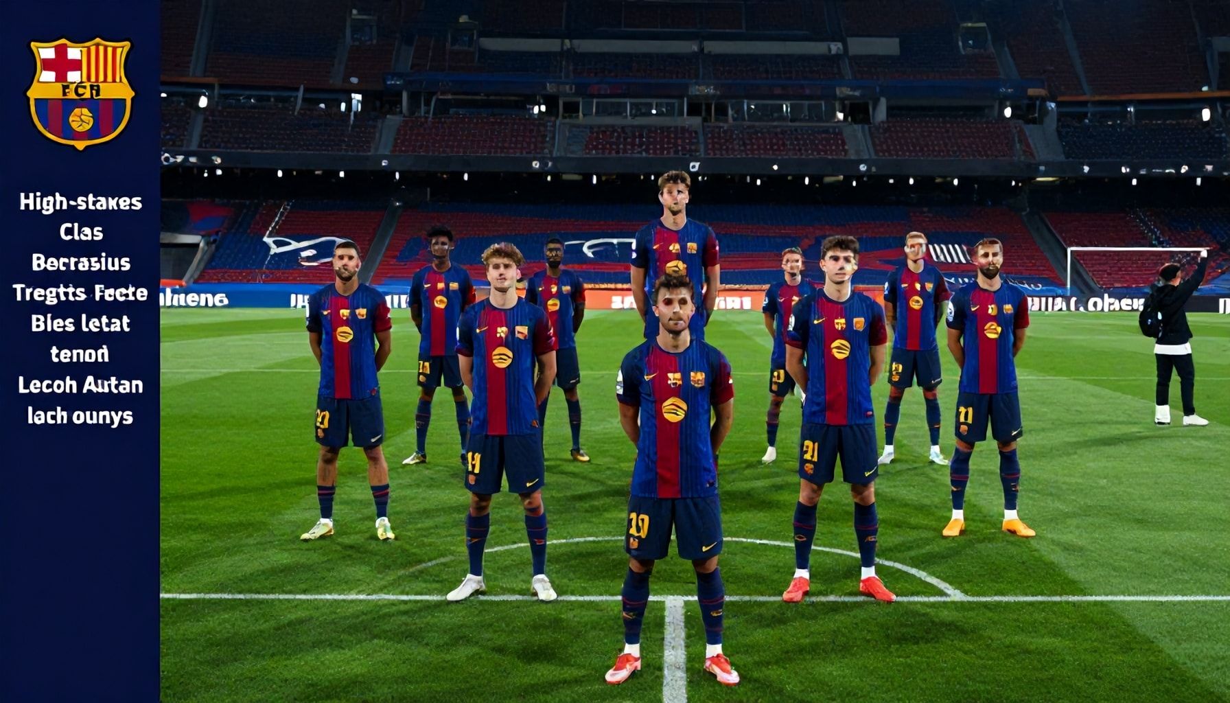 Barcelona Names Team for Tonight's High-Stakes Clash