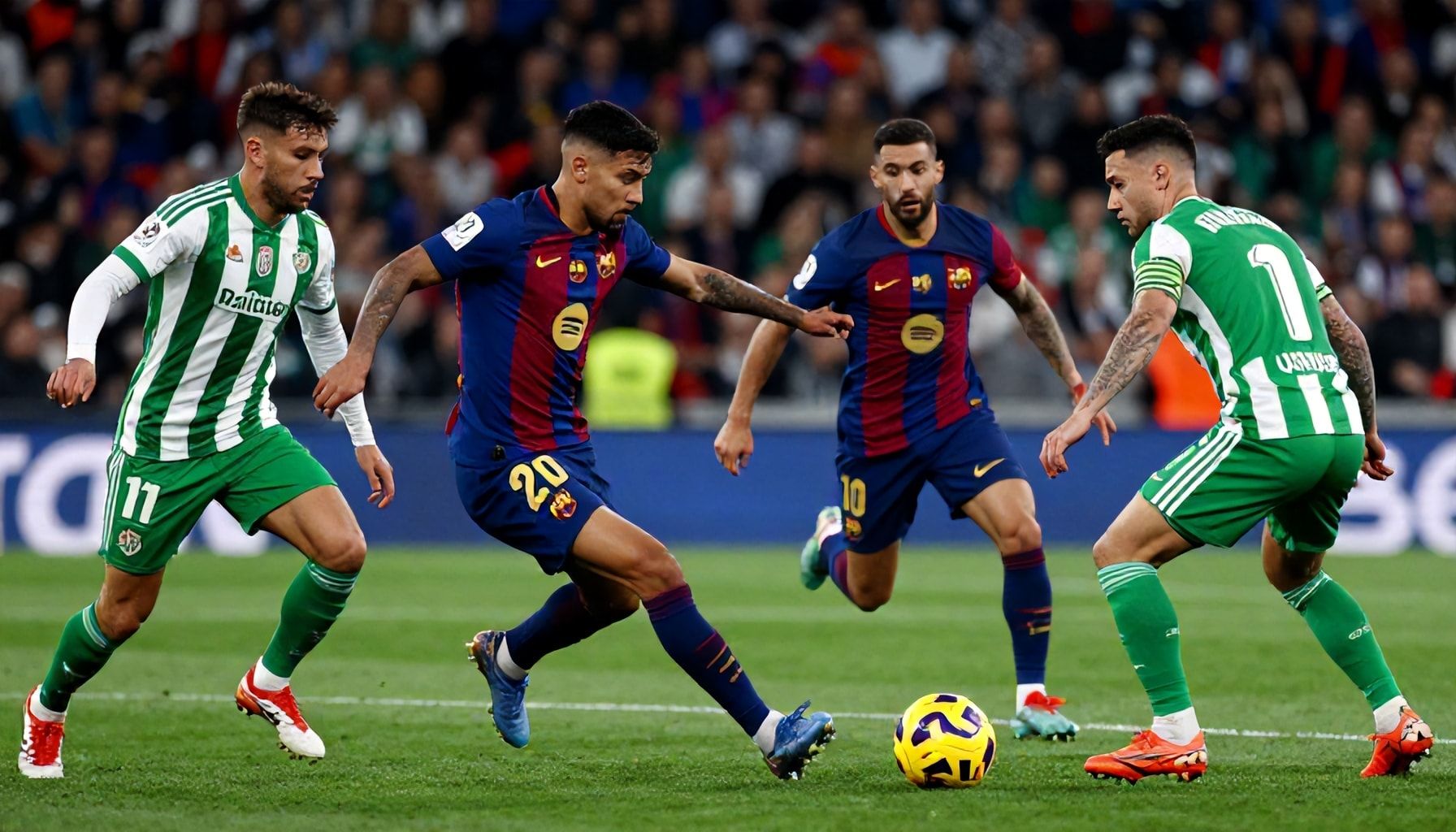 Barcelona's Attacking Trio Set to Face Betis Defence