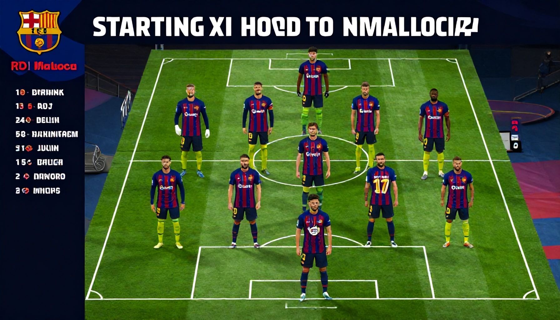 Barcelona's Starting XI Under Scrutiny Ahead of Mallorca Showdown