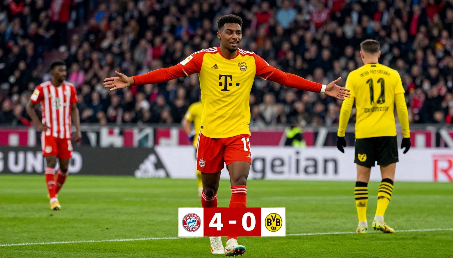 Bayern Munich Extends Bundesliga Lead with 4-0 Victory Over Dortmund