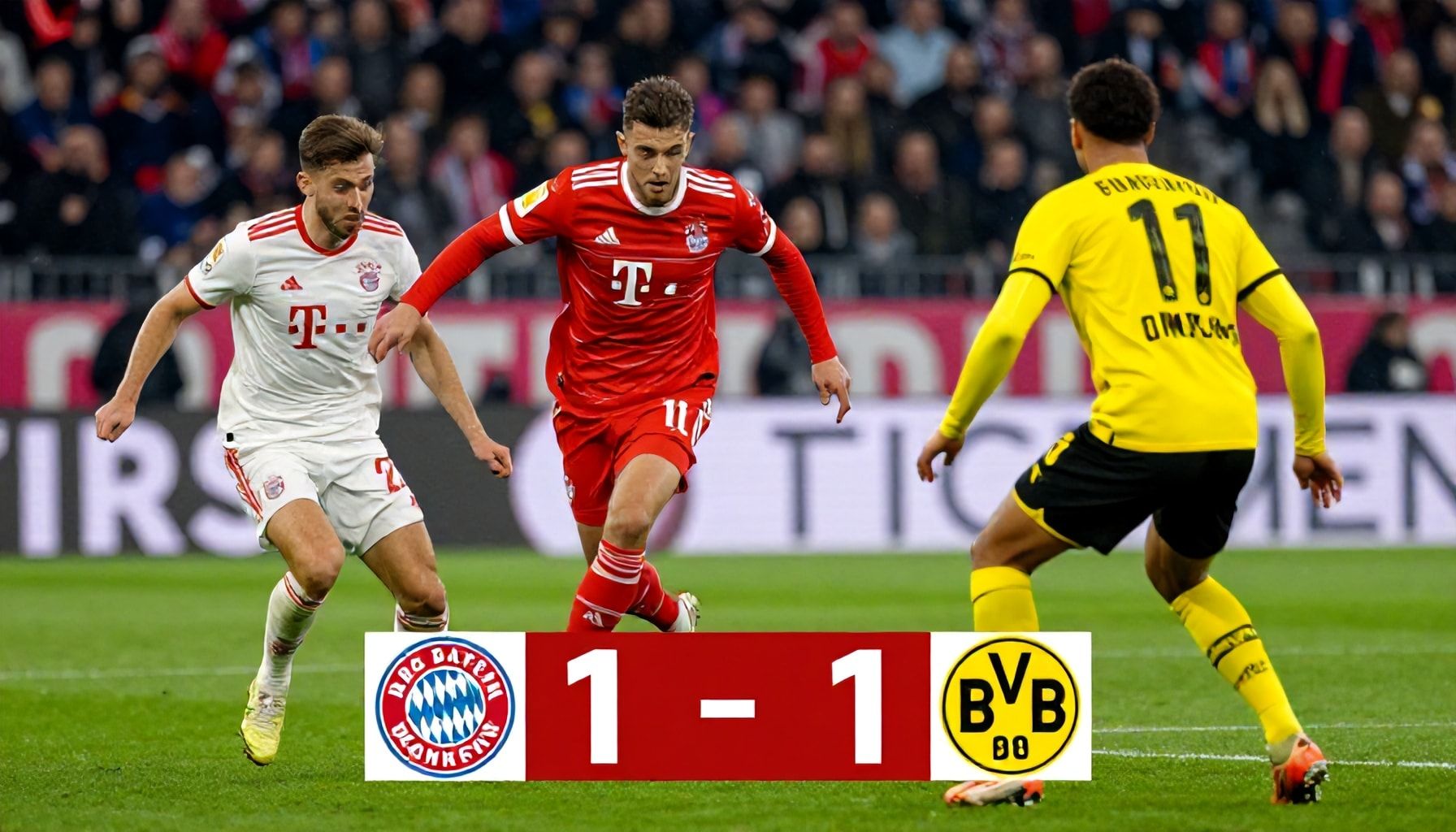 Bayern Munich Secures Narrow Victory Over Borussia Dortmund