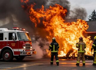 Bellingham Firefighters Battle Major Blaze on Sunday Morning