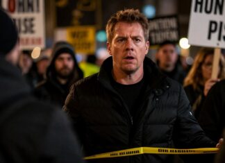 Ben Curran Arrested After Violent Clash at Protest Last Night